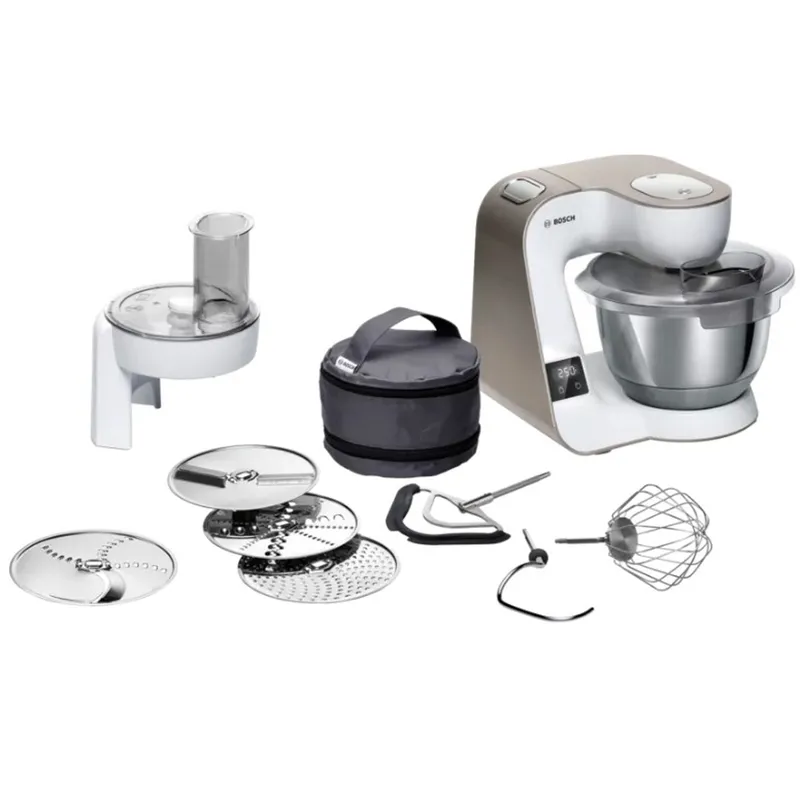 Bild 1 för Bosch MUM5 MUM5XW10 - Köksmaskin - 1000 W - vit/champagne