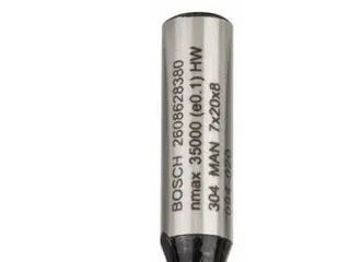 Produktfoto för Bosch Notfräs, 8 mm, D1 7 mm, L 20 mm, G 51 mm 8 mm, D1 7 mm, L 20 mm, G 51 mm