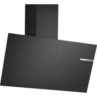 Produktfoto för Bosch Serie | 2 DWK85DK60 - Kåpa - vinklad skorsten - bredd: 79 cm - djup: 32.5 cm - utsug och återcirkulering (-) - svart