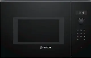 Produktfoto för Bosch Serie | 6 BFL554MB0 - Mikrovågsugn - inbyggd - 25 liter - 900 W - svart