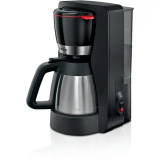Produktfoto för Bosch TKA5M253, Droppande kaffebryggare, 1,1 l, Malat kaffe, 1000 W, Svart