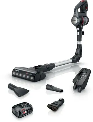 Produktfoto för Bosch Unlimited 7 BBS712A - Dammsugare - skaft/handhållen (2-i-1) - utan påse - sladdlös - antracit - 2 batterier, laddare medföljer