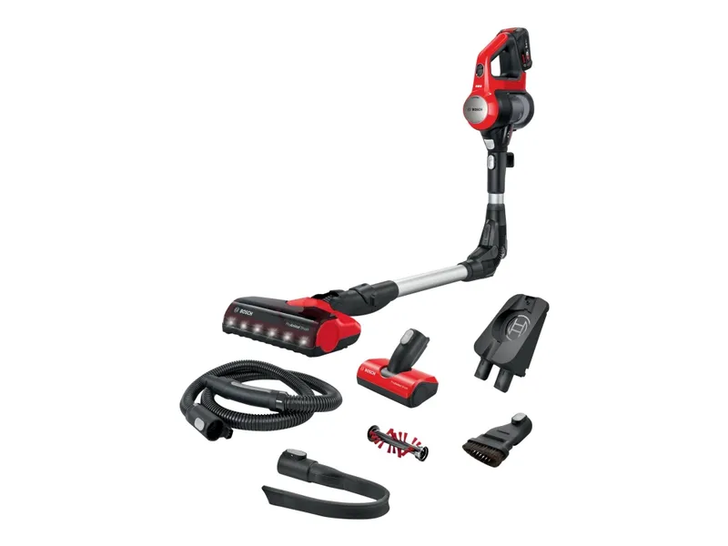 Alternativ bild 0 för Bosch Unlimited 7 ProAnimal BBS711ANM - Dammsugare - skaft/handhållen (2-i-1) - utan påse - sladdlös - röd - 1 batteri, laddare medföljer