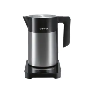 Produktfoto för Bosch Vattenkokare TWK7203 - Svart/borstat stål - 2200 W