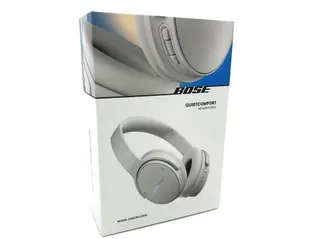 Produktfoto för Bose QuietComfort - Hörlurar med mikrofon - fullstorlek - Bluetooth - trådlös, kabelansluten - aktiv brusradering - 3,5 mm kontakt - rökvit
