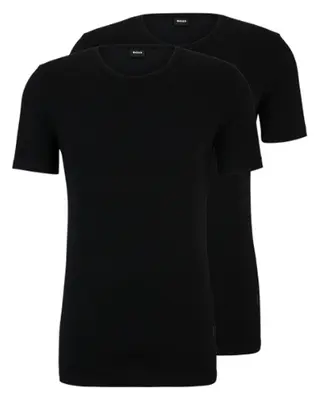 Produktfoto för BOSS 2P Modern Round Neck T-shirt Svart bomull XX-Large Herr