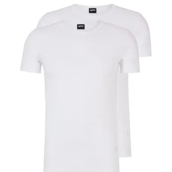 Alternativ bild 0 för BOSS 2P Modern Round Neck T-shirt Vit bomull X-Large Herr