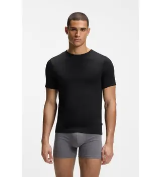 Produktfoto för BOSS 3P Bamboo RN T-Shirt Svart Bambu Small Herr