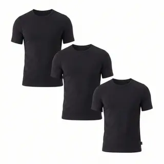 Produktfoto för BOSS 3P Bamboo RN T-Shirt Svart Bambu XX-Large Herr