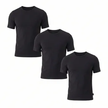 Bild 1 för BOSS 3P Bamboo RN T-Shirt Svart Bambu XX-Large Herr