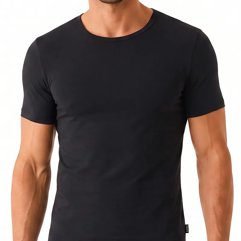 Bild 4 för BOSS 3P Bamboo RN T-Shirt Svart Bambu XX-Large Herr