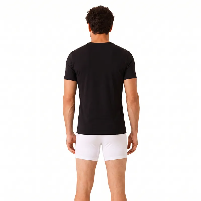 Bild 5 för BOSS 3P Bamboo RN T-Shirt Svart Bambu XX-Large Herr