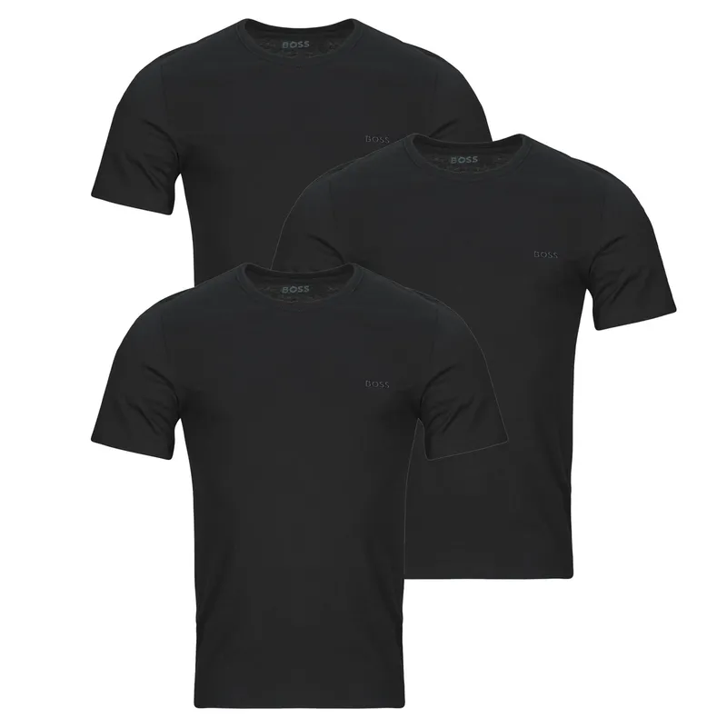 Bild 2 för BOSS 3P Classic Crew Neck T-shirt Svart bomull Medium Herr