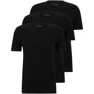 Produktfoto för BOSS 3P Classic Crew Neck T-shirt Svart bomull XX-Large Herr
