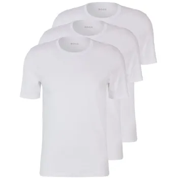 Alternativ bild 0 för BOSS 3P Classic Crew Neck T-shirt Vit bomull Large Herr