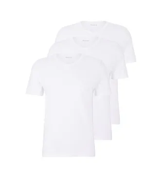 Alternativ bild 0 för BOSS 3P V-Neck Classic T-shirt Vit bomull Small Herr
