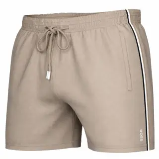 Produktfoto för BOSS Badbyxor Iconic Swimshorts Beige polyester Medium Herr