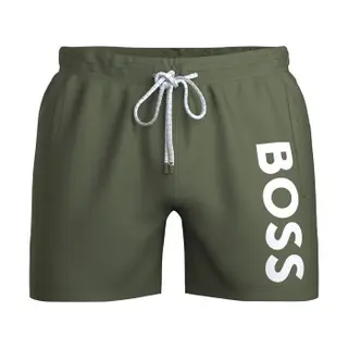 Produktfoto för BOSS Badbyxor Octopus Swimshort Militärgrön polyamid X-Large Herr