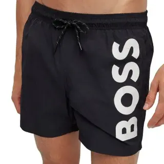 Produktfoto för BOSS Badbyxor Octopus Swimshort Svart polyamid Large Herr