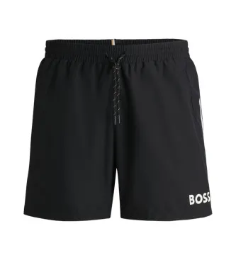 Alternativ bild 0 för BOSS Badbyxor Starfish Swim Shorts Svart polyester X-Large Herr