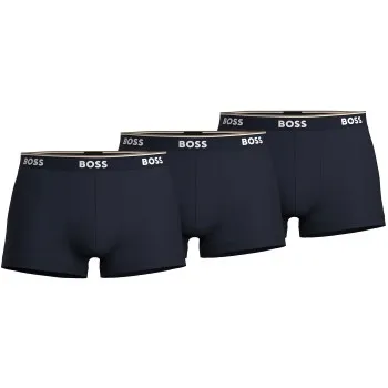 Alternativ bild 0 för BOSS Kalsonger 3P Cotton Stretch Trunks Mörkblå bomull Large Herr
