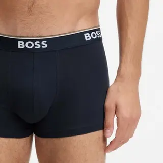 Produktfoto för BOSS Kalsonger 3P Cotton Stretch Trunks Mörkblå bomull Small Herr
