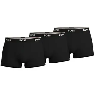 Produktfoto för BOSS Kalsonger 3P Cotton Stretch Trunks Svart bomull Medium Herr