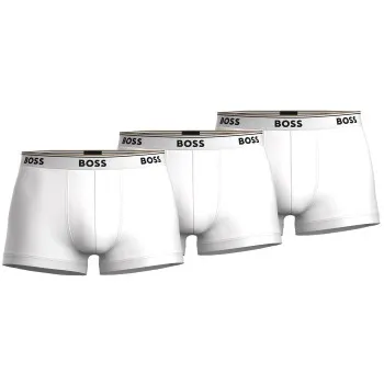 Alternativ bild 0 för BOSS Kalsonger 3P Cotton Stretch Trunks Vit bomull X-Large Herr