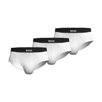 Alternativ bild 0 för BOSS Kalsonger 3P ONE HipBr Cotton Briefs Vit bomull Large Herr