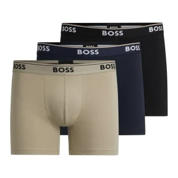 Alternativ bild 0 för BOSS Kalsonger 3P Power BoxerBr Flerfärgad bomull Medium Herr