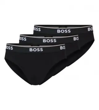 Produktfoto för BOSS Kalsonger 3P Power Brief Svart bomull Small Herr