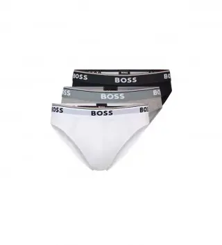 Produktfoto för BOSS Kalsonger 3P Power Brief Svart/Vit bomull XX-Large Herr