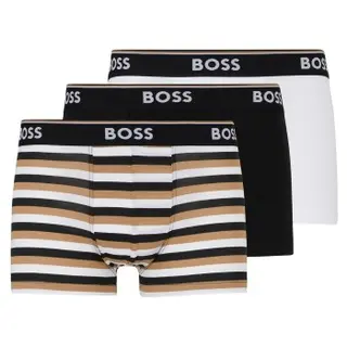 Produktfoto för BOSS Kalsonger 3P Power Design Trunk Flerfärgad-2 bomull Small Herr