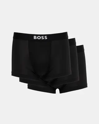 Produktfoto för BOSS Kalsonger 3P Trunk Micro One Svart polyester Large Herr