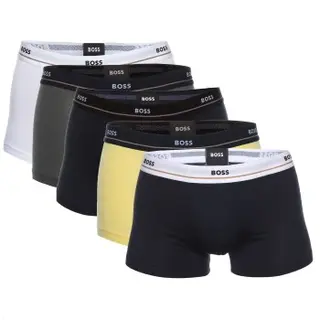 Produktfoto för BOSS Kalsonger 5P Jersey Quality Cotton Mix Solid Cotton Trunks Flerfärgad-2 bomull Small Herr