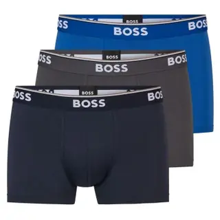Produktfoto för BOSS Kalsonger 6P Cotton Stretch Trunks Grå/Blå bomull XX-Large Herr