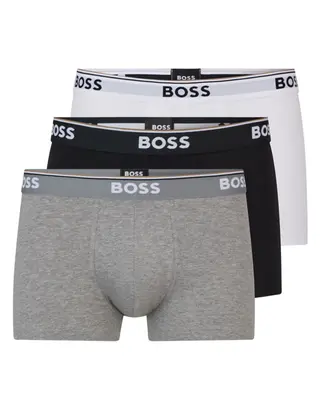 Produktfoto för BOSS Kalsonger 6P Cotton Stretch Trunks Vit/Svart bomull XX-Large Herr