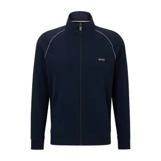 Produktfoto för BOSS Mix and Match Zip Jacket Mörkblå bomull Medium Herr