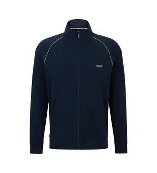 Produktfoto för BOSS Mix and Match Zip Jacket Mörkblå bomull X-Large Herr