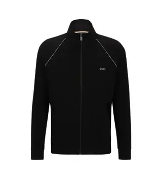 Produktfoto för BOSS Mix and Match Zip Jacket Svart bomull XX-Large Herr