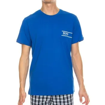 Alternativ bild 0 för BOSS RN 24 Crew Neck T-shirt Kornblå bomull Medium Herr