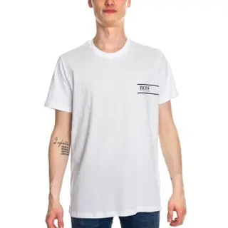 Produktfoto för BOSS RN 24 Crew Neck T-shirt Vit bomull Medium Herr
