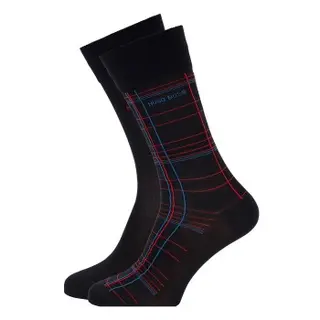 Produktfoto för BOSS Strumpor 2P Logo Mercerized Cotton Sock Mörkblå Strl 39/42