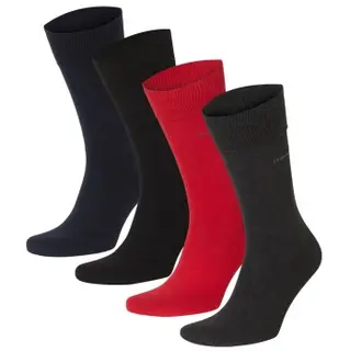 Produktfoto för BOSS Strumpor 4P Gift Set CC Socks Röd/Blå Strl 40/46 Herr