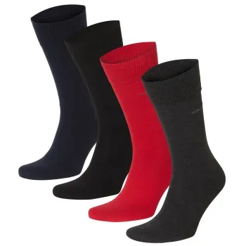 Alternativ bild 0 för BOSS Strumpor 4P Gift Set CC Socks Röd/Blå Strl 40/46 Herr