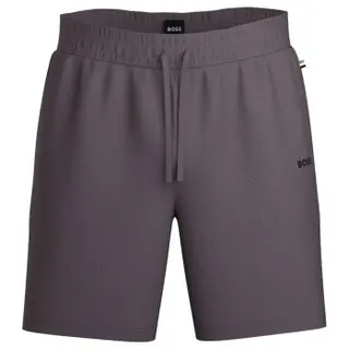 Produktfoto för BOSS Waffle Nightwear Shorts Plommon Large Herr