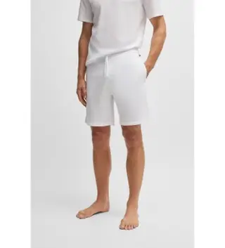 Produktfoto för BOSS Waffle Nightwear Shorts Vit Small Herr