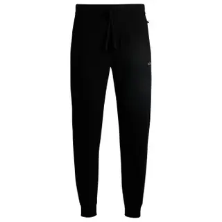 Produktfoto för BOSS Waffle Pants With Cuff Svart Large Herr