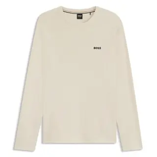 Produktfoto för BOSS Waffle Sweatshirt Offwhite Large Herr