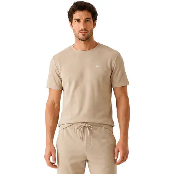 Bild 1 för BOSS Waffle T Shirt Beige X-Large Herr